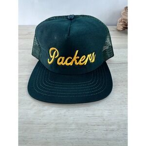 VTG Green Bay Packers NFL New Era Pro Design Snapback Hat Cap Embroidered USA